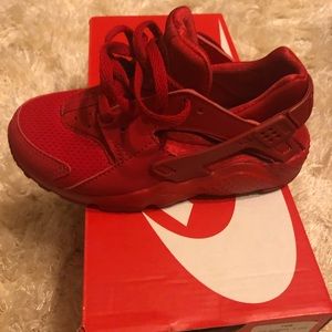 Toddler Boys all red Huaraches